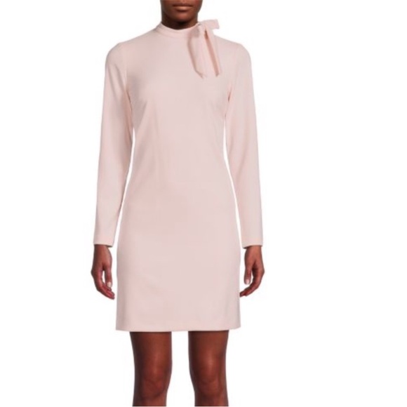 Calvin Klein Cherry Blossom Long Sleeve Dress Size 2 NWT - Picture 14 of 15
